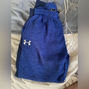 Blue under armor sweatpants